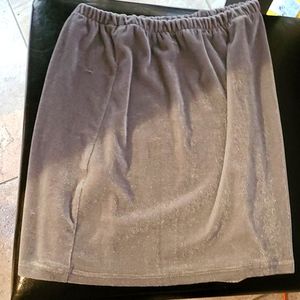 AE Don't Ask Why Velvet Mini Skirt